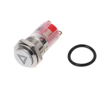 

New 16mm CAR Emergency Hazard Warning Light switch Push Button on/off switch