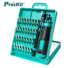 Proskit 33in1 precision torx screwdriver set for 3C repair Removal tool with tweezers slotted phillips hex screwdriver head