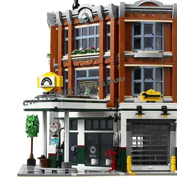 

New Corner Garage Compatible Creator Expert 10264 Lepining Set 15042 Building Blocks Bricks Figures Educational Toys Gifts