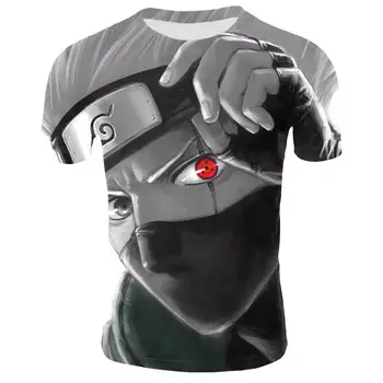 

Anime Naruto kakashi tshirt Men Women 3D t-shirt naruto cosplay Sweatshirts naruto kakashi action figure tee shirts Men Tops