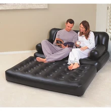188*152*64CM environmental protection PVC double lazy multi-function five-in-one inflatable sofa bed folding sofa