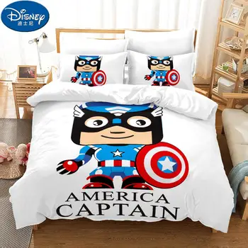

Disney Mickey Black White Bedding Sets Single Queen Size Cartoon Duvet Cover Quilt Cover Pillowcase Bed Children Boy Gifts