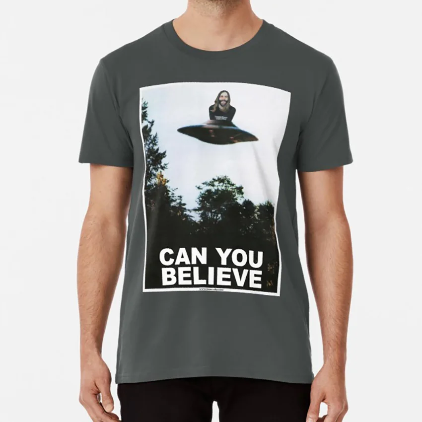 

Can You Believe T shirt queer eye x files parody mash up jonathan van ness