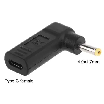

USB Type C Plug DC Jack Power Adapter USB-C Female to 4.0x1.7mm Male Converter for Lenovo Laptop Accessories