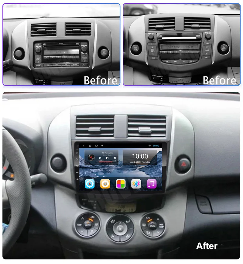 RAV4 2007 dashboard