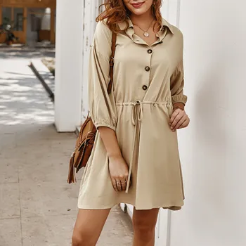 

Elegant Women Mini Party Dress Bodycon Single Breasted Belt Batwing Sleeve Sexy Dress High Waist Autumn Office Dresses #L20