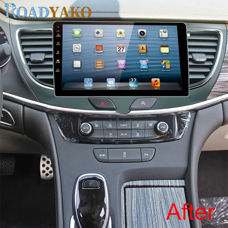 Автомагнитола 2DIN на Android мультимедийный видеоплеер для Buick LaCross 10 1 2016 с GPS
