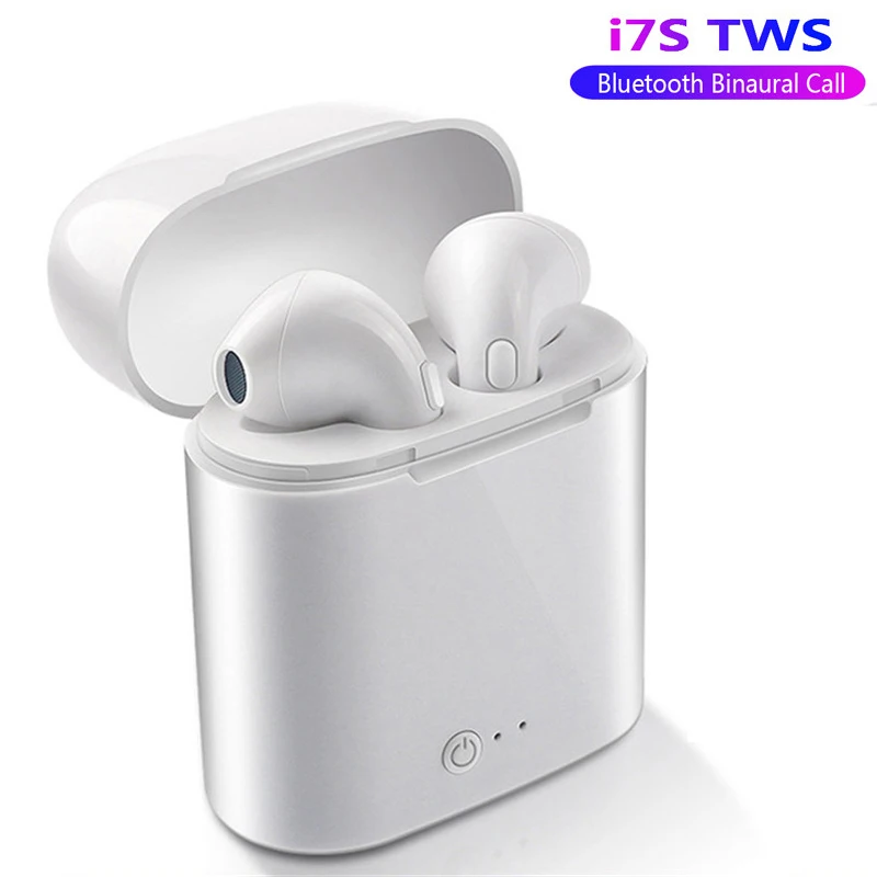 I7S White With box Оригинальные наушники 12 tws матовые наушники Bluetooth 5,0 беспроводные наушники спортивные наушники для iPhone Andorid IOS Phone дропшиппинг - Цвет: I7S White With box