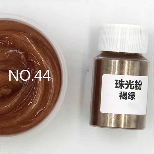 Diy Handmade Pearlescent Mica Powder Epoxy Resin Dye Pearl Pigment Resin Glue Pigments Material Crystal Mold 44