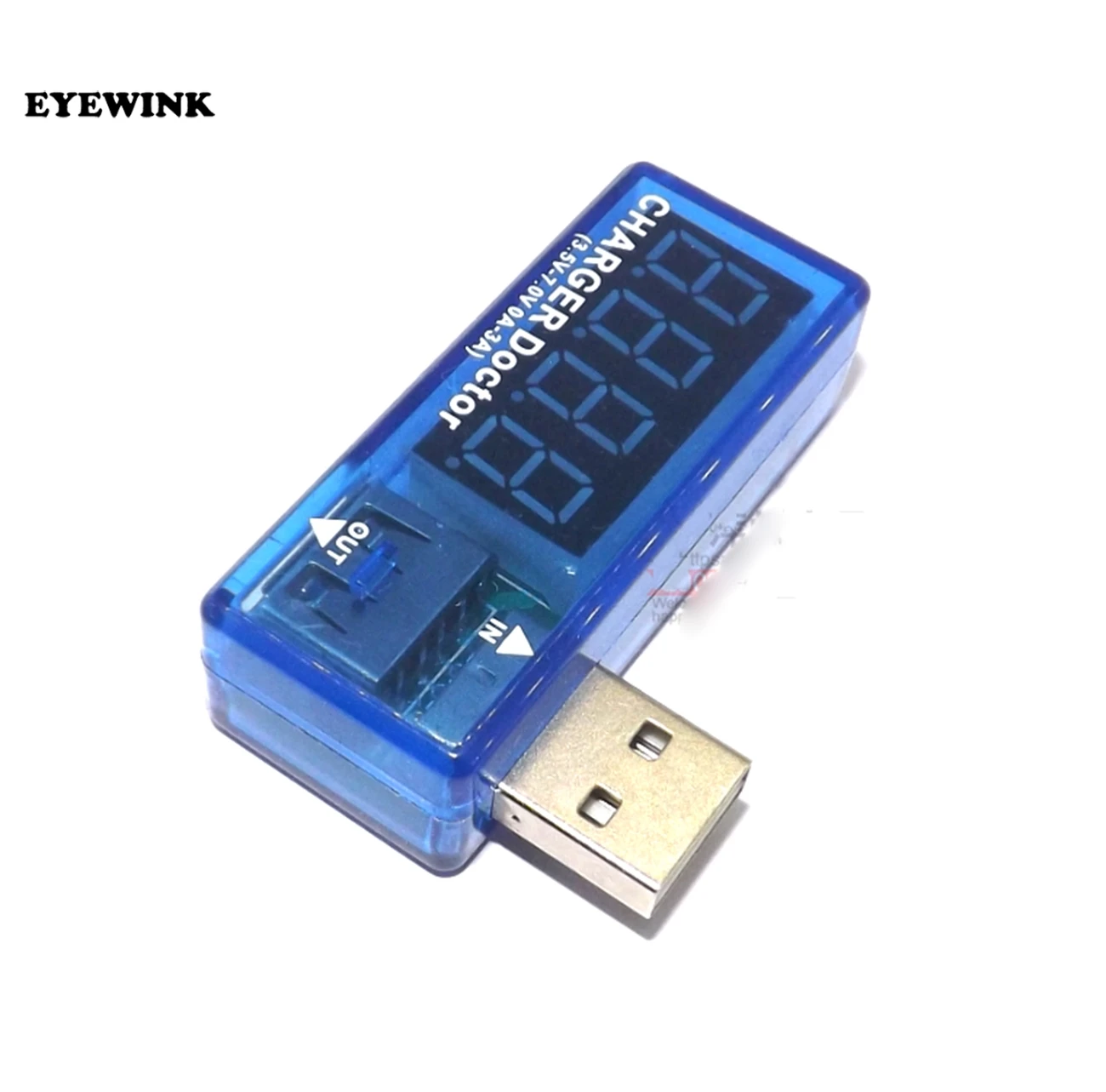 Цифровой USB-тестер напряжения измеритель и силы тока для мобильного телефона с