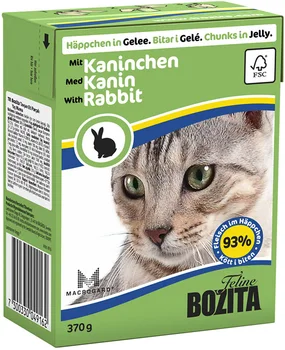 

BOZITA BOZITA MINI CHUNKS IN JELLY RABBIT for cats and kittens with rabbit in jelly 370 gr