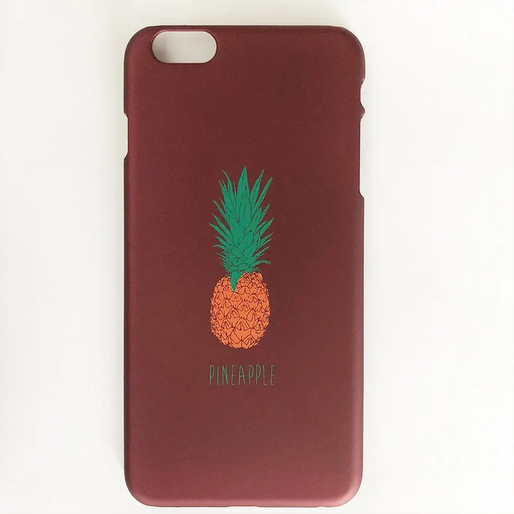 

Creative Pineapple Pattern Phone Protective Case Shock Proof Anti Scratch Case For iPhone 6P/6sPlus/7/8/7P/8Plus/X