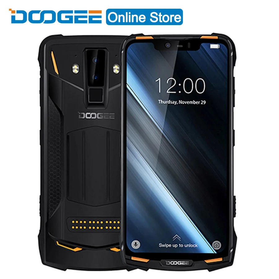 DOOGEE S90C модульный прочный мобильный телефон IP68 6,18 дюймов дисплей 12V2A 5050 мАч Helio P70 Восьмиядерный 4 Гб 64 Гб 16 Мп+ 8 Мп Android 9,0