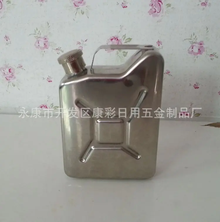 Jerrycan, 5 унций, бочка вина из нержавеющей стали для масла, горшок для русской переноски, прохладная бутылка для вина, специальная форма, креативное маленькое вино, горшок