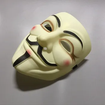 

1pc 1Pcs/set Halloween Party Mask V for Vendetta Mask Bape Full Face Mask Anonymous Guy Fawkes Fancy Dress Adult Costume