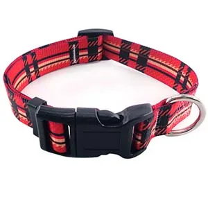 Removable Dog Collar Bohemia Style Adjustable Polyester Pet Necklace Loop for Small Big Dogs 