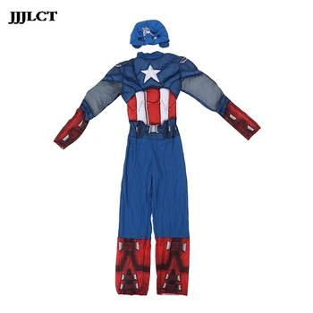 

Fancy halloween party costume child captain america muscle cosplay