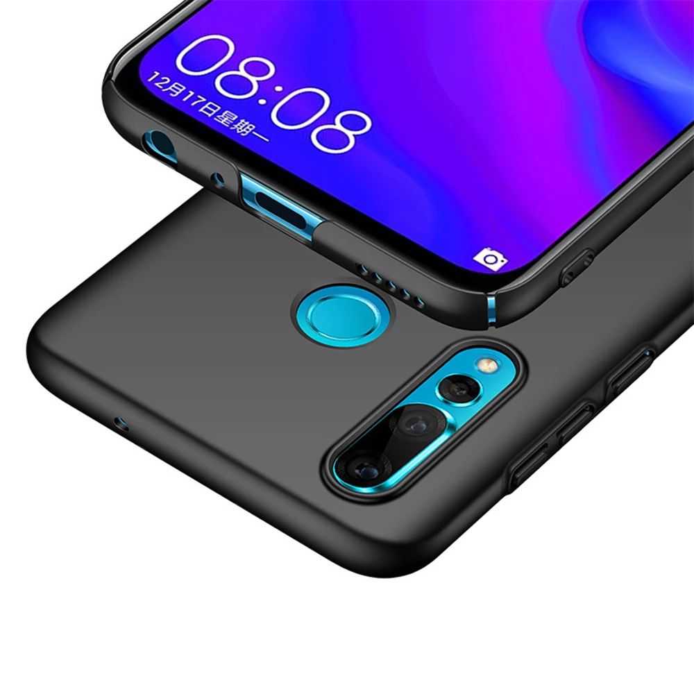 Чехол для huawei P Smart+ чехол для телефона Роскошный Матовый Жесткий чехол для ПК на P Smart+ Plus защитный чехол