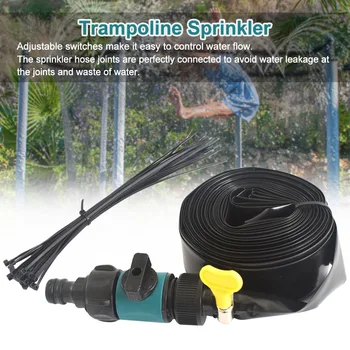 

Trampoline Sprinkler Misting Spray Summer Games PVC Home Irrigation Kids Adults Durable Water Toys Quick Install Outdoor Cooling