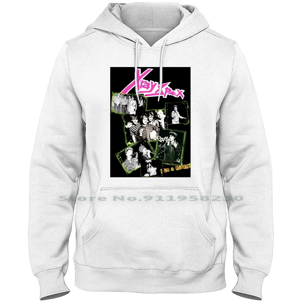 X Ray Spex Punk Uomo Donna Felpa Con Cappuccio Pullover Maglione 6Xl Sassofono In Cotone Di Grandi Dimensioni Genius Punk Free Pun One Che Us Ra