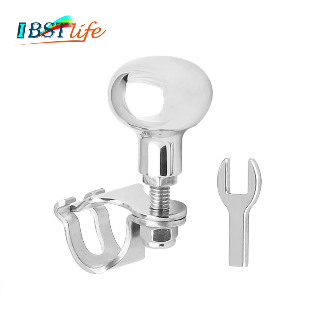 

stainless steel 316 Steering Wheel Power Handle Ball Grip Knob Turning Helper Hand Control for Marine Boat Yacht