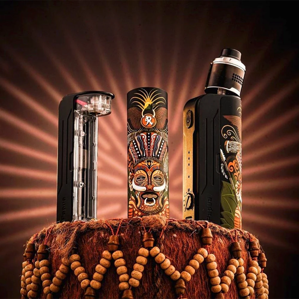 Оригинальный боксмод Hippovape Papua 100 Вт питание от одной батареи 18650/20700/21700 и