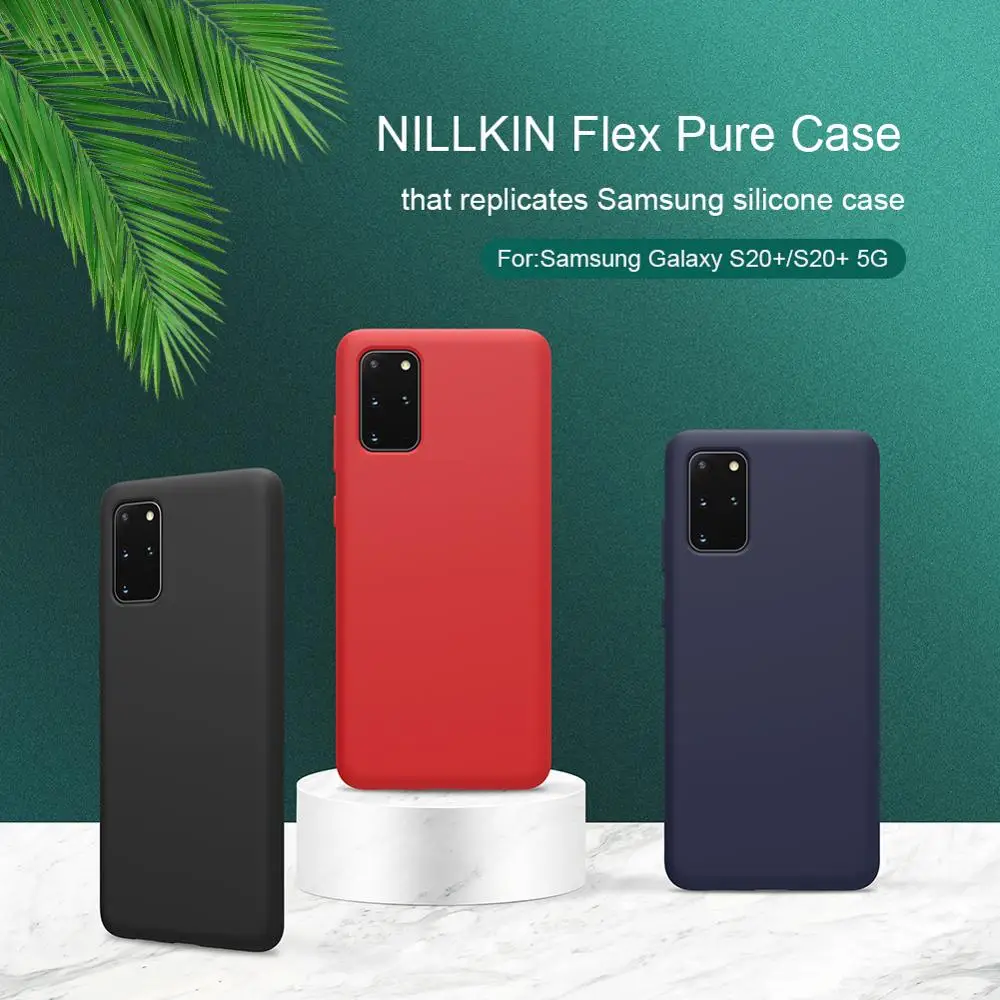 NILLKIN Liquid Silicone Case For Samsung Galaxy S20 /S20 Plus /S20 Ultra Anti-fingerprint soft Back cover shockproof case NILLKIN Liquid Silicone Case For Samsung Galaxy S20 /S20 Plus /S20 Ultra Anti-fingerprint soft Back cover shockproof case
