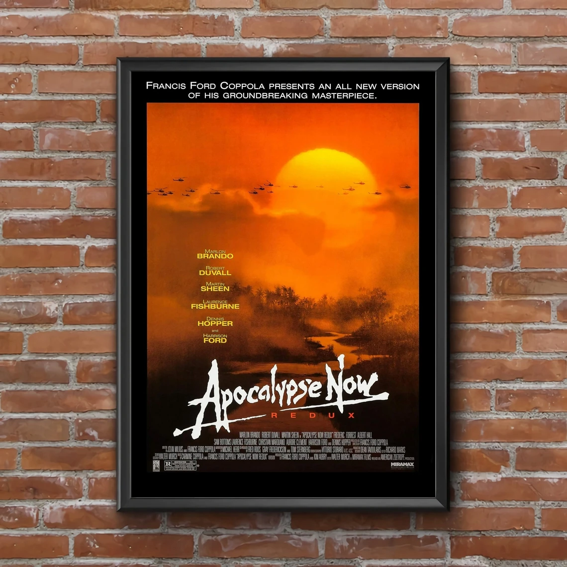Apocalypse Now Movie Poster Home Decor Wall Decor Wall Art Cnavas Print Print on canvas Decoration in living room 60x80cm No Frame
