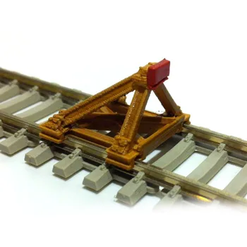 

1:87 Track Scene Decoration Buffer Barricade Model for Sand Table HO Scale Train Model