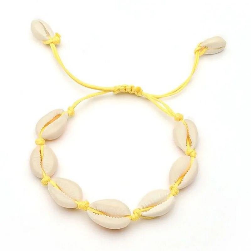 Moda раковина Каури joyeria pulseras для женщин delicalado цвет Оро фарет carcasa encontrar pulsera hecha a mano для женщин al - Окраска металла: 06