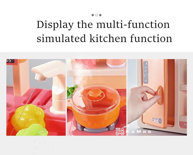 Classic Pretend Play kitchen toy imitate chef light Kitchen Sets COOK FUN game girls gift boys gift girls toys miniature food