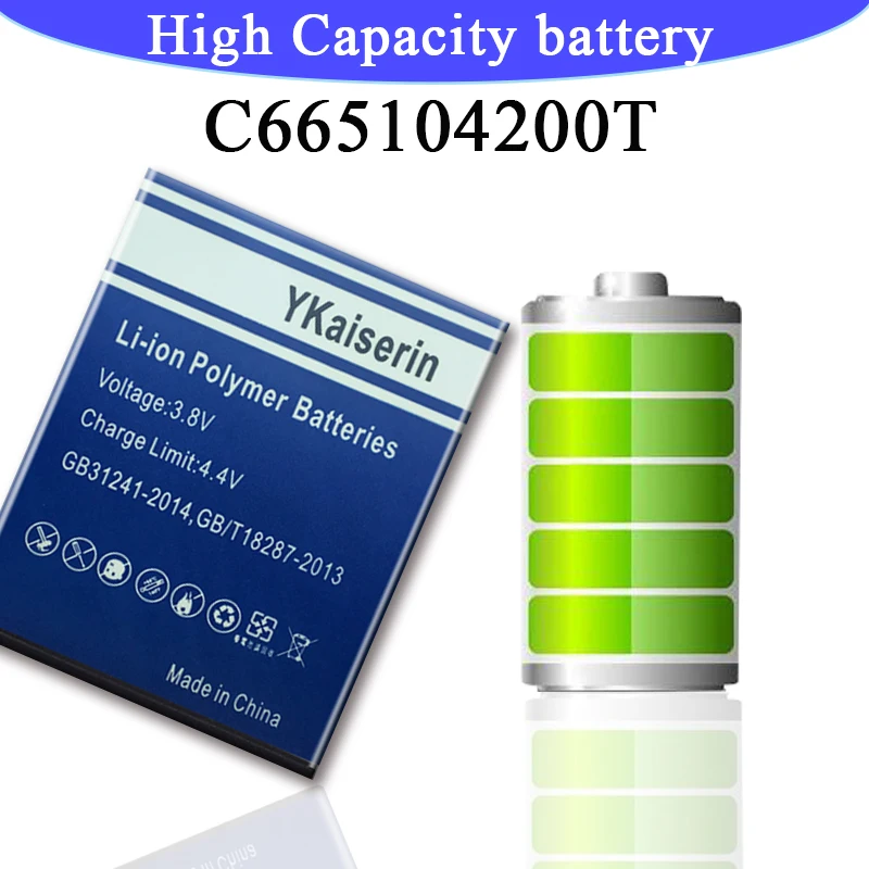 3200mAh Сменный литий-ионный аккумулятор C665104200T для BLU Studio 5,0 S D-570 D570 D570A D572A Y530Q батареи