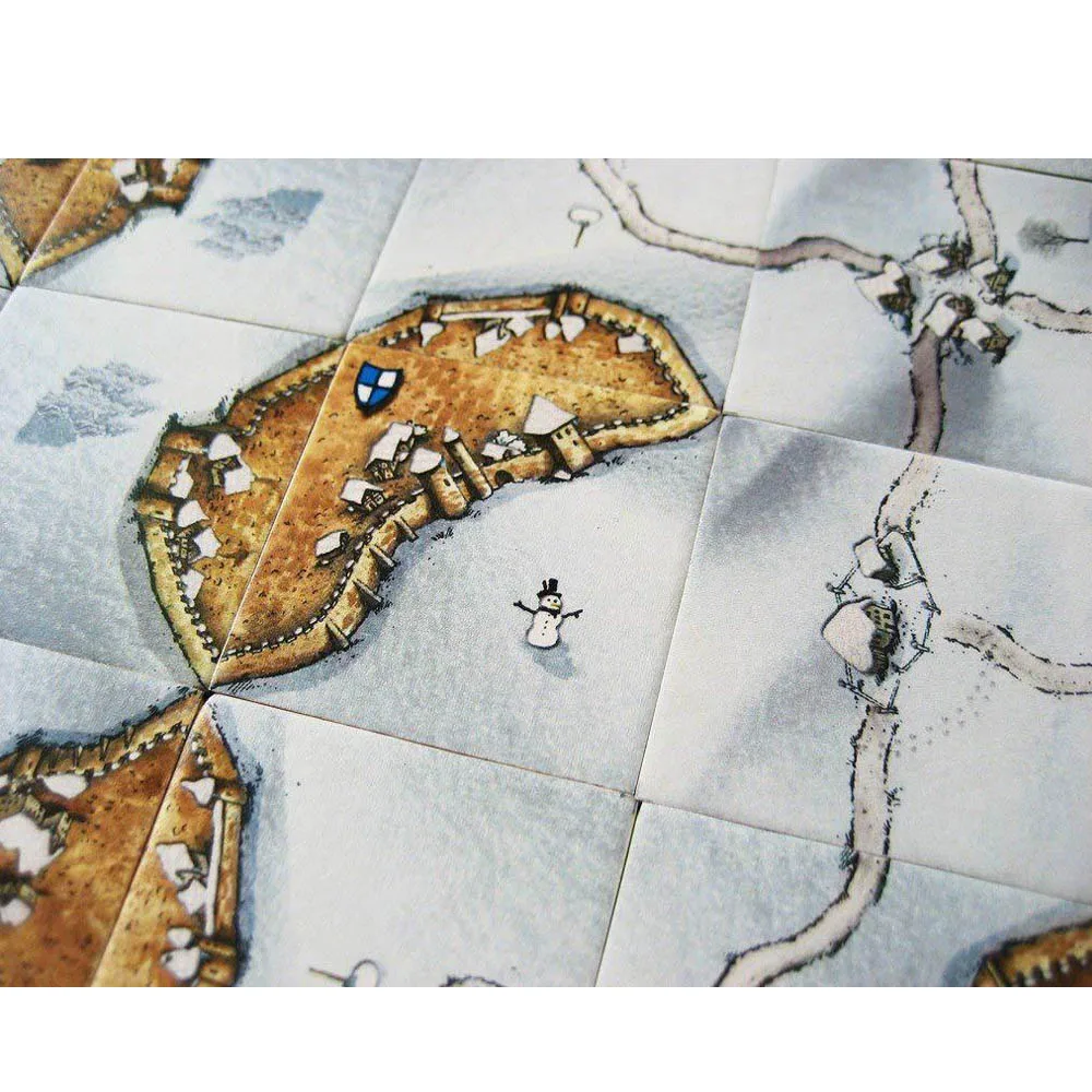 Carcassonne Winter Edition Board Game Funny Friend Party Card Game Family Entertainment Playing Card Board Games