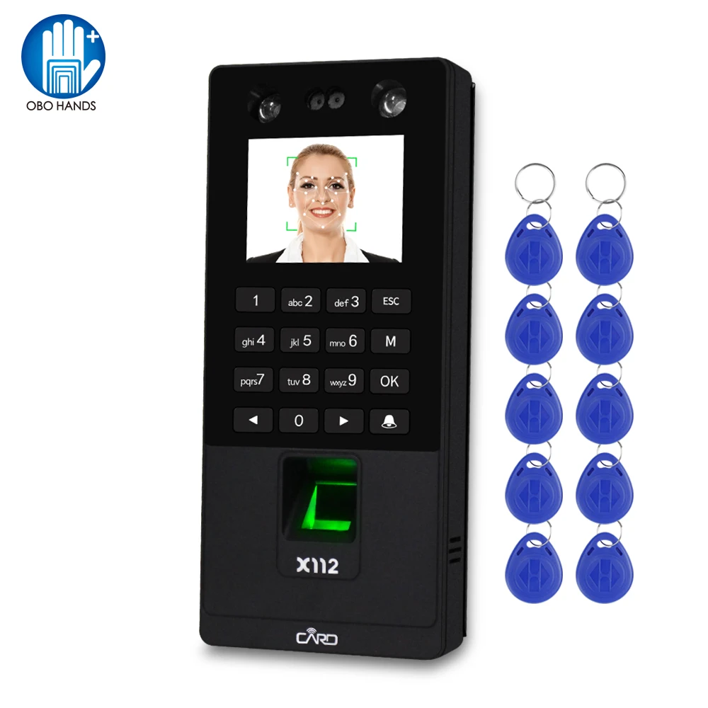 TCP/IP/USB Biometric Facial Door Access Control System Software RFID Keypad Reader Fingerprint Face Time Attendance Machine