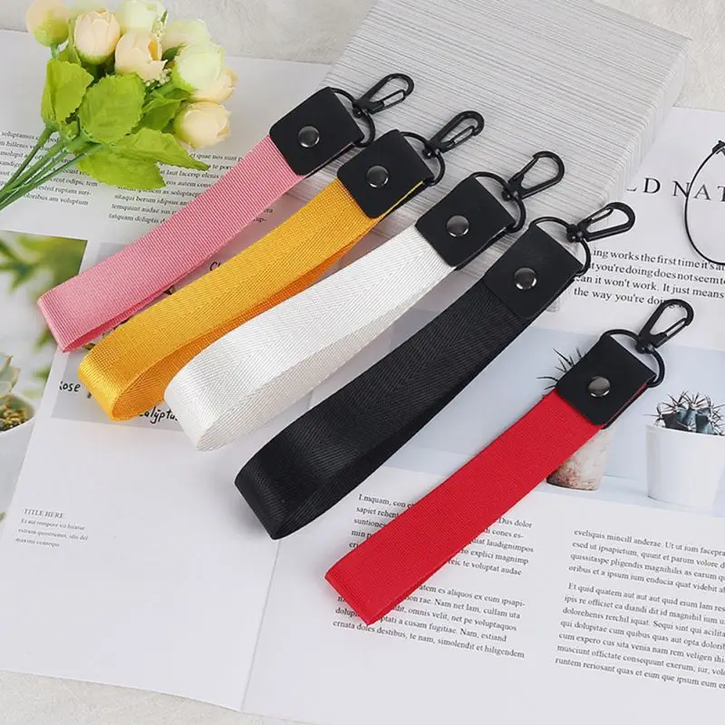 Регулируемый ручной ремешок для запястья для телефона камеры USB флэш-накопители ключи Keycord ID карты брелок