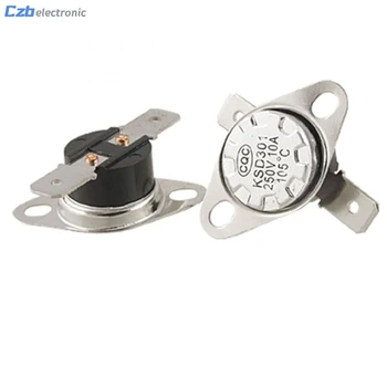 

1PCS KSD301 95C / 203F Degree Celsius N.C. Temperature Switch Thermostat 10A 250V