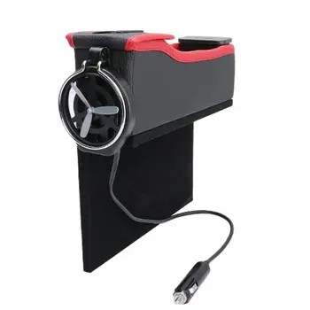

Usb Charger Multi-Function Car Seat Quilting Storage Box Car Gap Storage Box Car Interior Storage Box