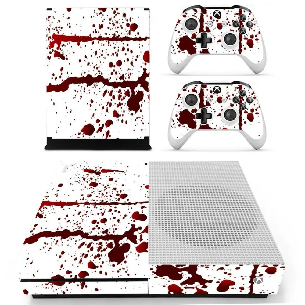 Новая наклейка на кожу для Microsoft Xbox One S консоль и 2 контроллера для Xbox One S Наклейка на кожу виниловый аксессуар