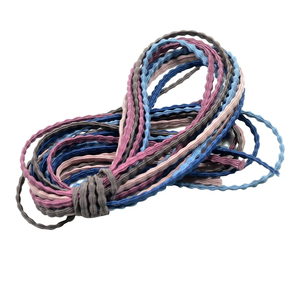 10 Meters Colorful Elastic Hair Bands Ponytail Holders for Girls Women Ladies