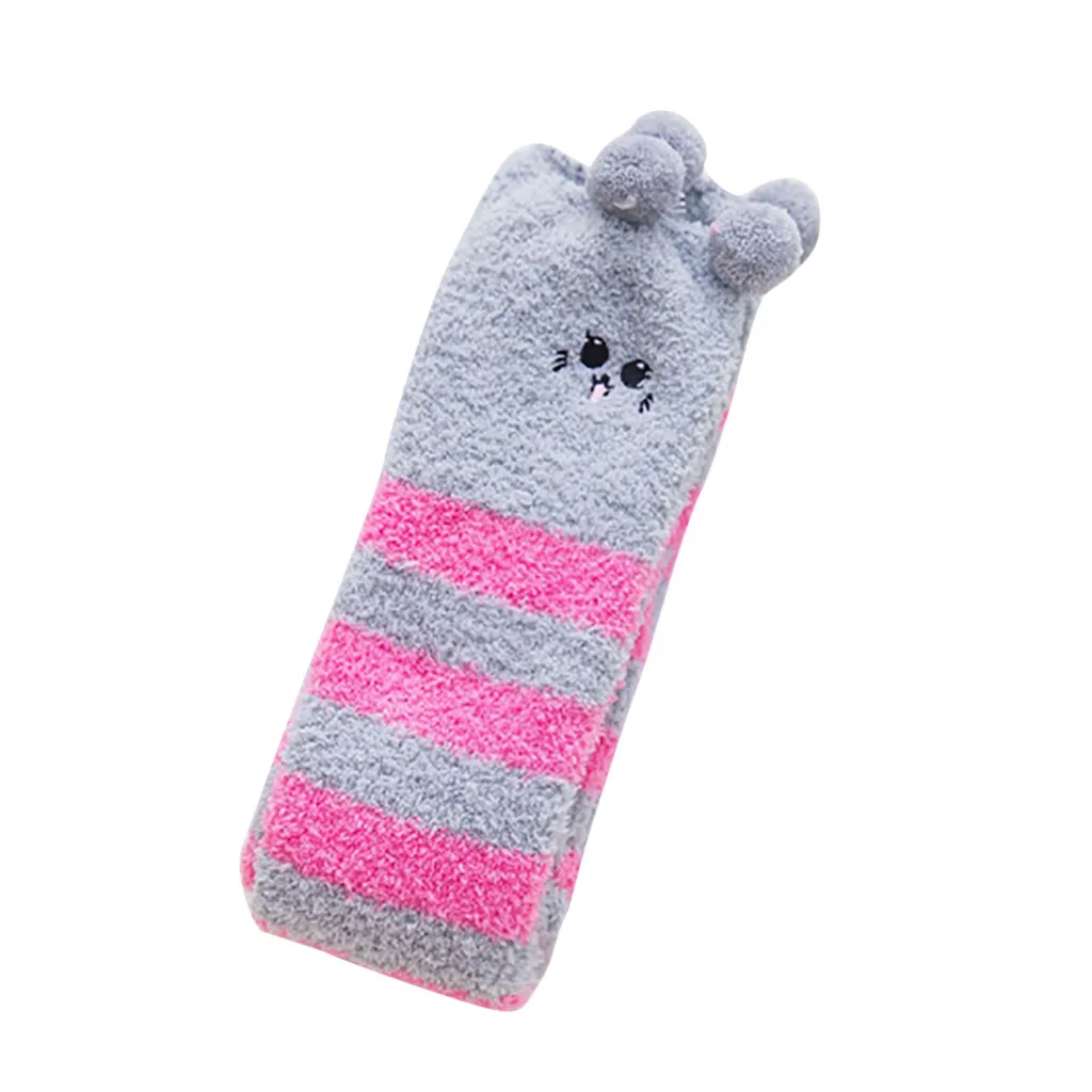 Kawaii/вязаные носки для девочек детские носки с героями мультфильмов детские длинные гольфы Детский Рождественский подарок, Весенние чулки для девочек