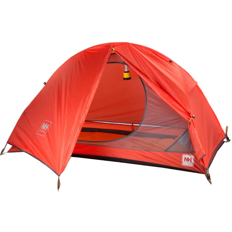 Палатка Naturehike 20D из силиконовой ткани 1 3 кг Ультралегкая двухслойная палатка на