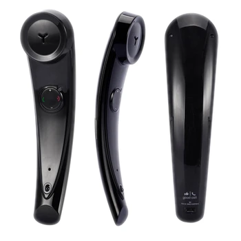 

Wireless Bluetooth Stereo Sound Mobile Phone Handset Bluetooth Headset Fashion Mobile Phone Microphone(Black)