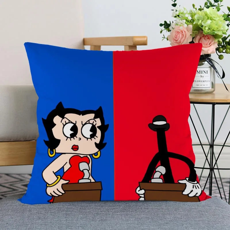 Новое поступление Betty Boop декоративная Свадебные наволочки на подушку индивидуальный подарок для(с одной стороны) наволочки с принтом - Цвет: 11