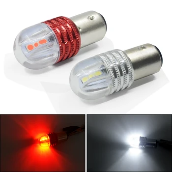 

1set*New type of automobile brake lamp with constant current and lens 1157-3030-6smd brake Flash LED reversing lamp