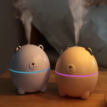 

Multi Air Humidifier Mini USB Mute Bear Spray Air Atomizer Clean Air Care For Skin Household Office Car Creative Gift Humidifier