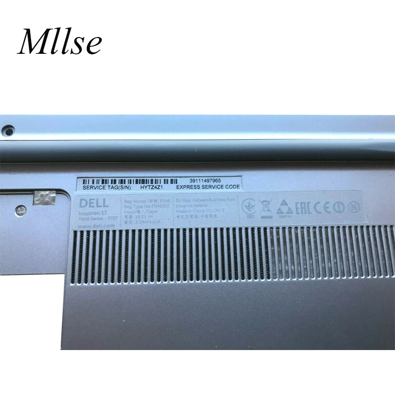 Для Dell Inspirion 17 7737 7746 основание для ноутбука Нижняя крышка Asembly 07YFPF 7YFPF нижний чехол серебристый
