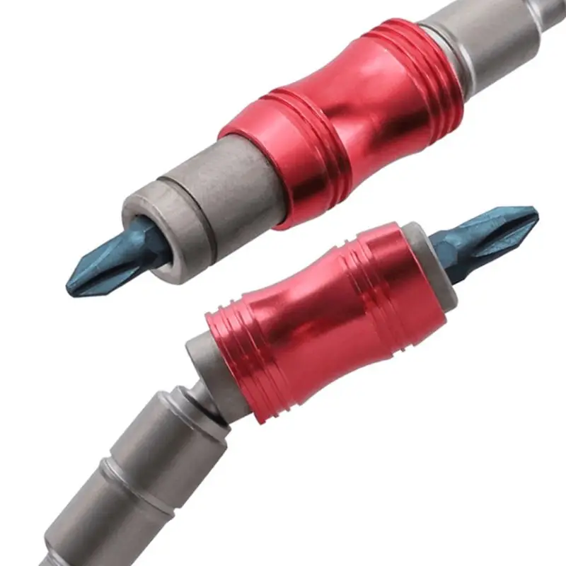 

Chrome Vanadium Steel 20 Degree Magnetic Angle Extension Adapter for 1/4" Hex Drill Bit
