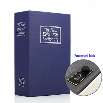 

4 Color Dictionary Safe Box Book Security Safe Lock Box Book Money Cash Coin Storage Jewelry key Locker Storage Container