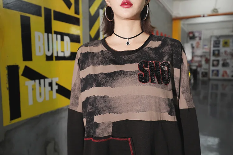 Max LuLu Весна, роскошные Топы в Корейском стиле, женская панк уличная одежда, женские готические футболки, винтажная одежда, Женская Полосатая Футболка