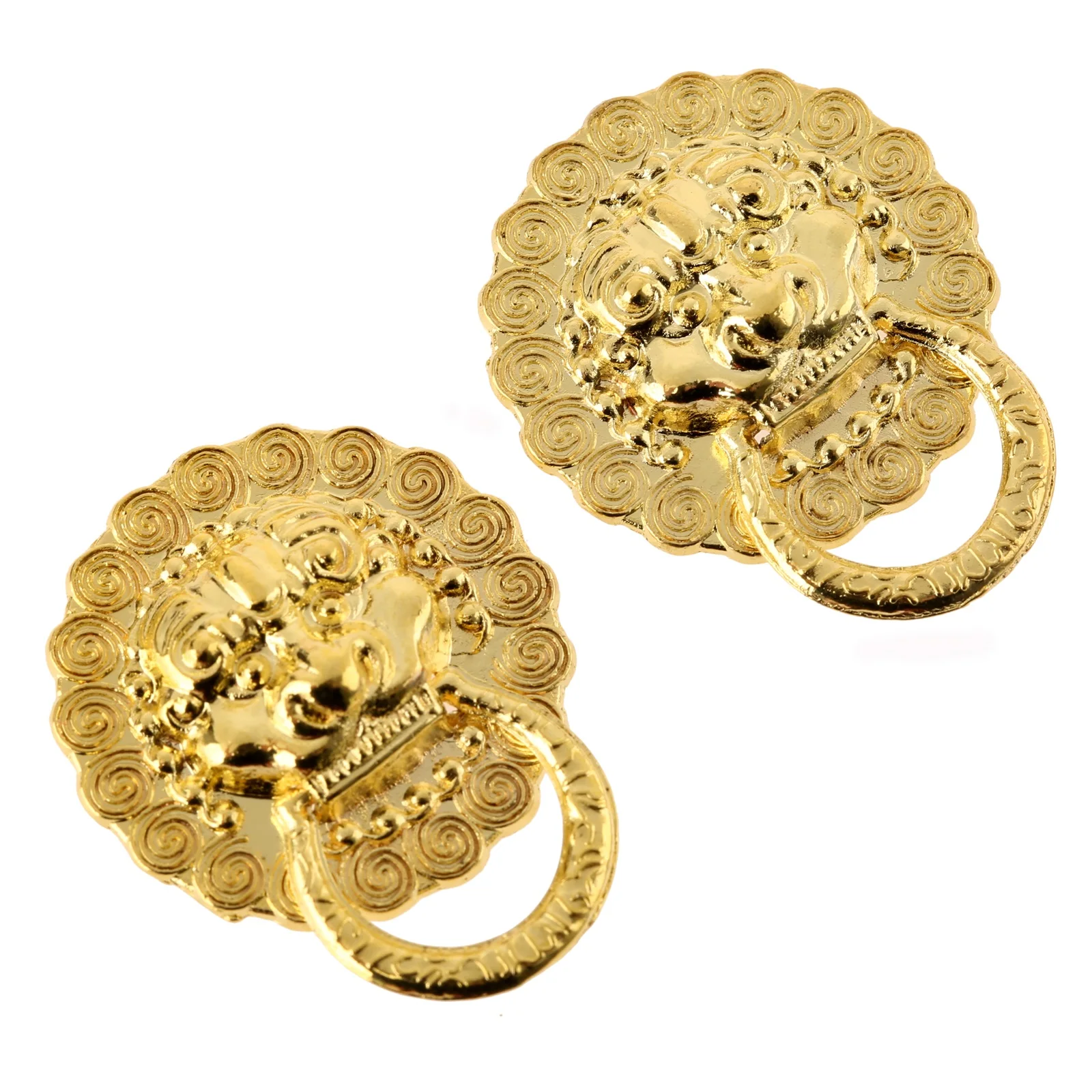 2 шт. форма головы льва одно отверстие ювелирных изделий ящик для груди шкаф буфет